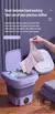 Mini máquina de lavar roupa dobrável portatil bivolt , perfeita para lavar pequenas peças e tirar manchas. 11 LT