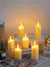 6 pç Vela Led decorativa deixando seu ambiente muito mais aconchegante e romântico . Efeito muito proximo de uma chama de verdade . na internet