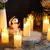 6 pç Vela Led decorativa deixando seu ambiente muito mais aconchegante e romântico . Efeito muito proximo de uma chama de verdade .