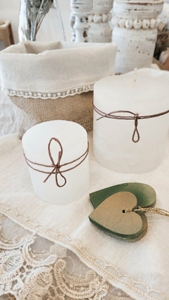 VELAS BLANCAS DE PARAFINA