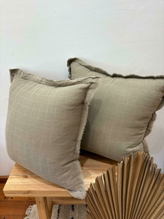 ALMOHADONES GASA TEXTURADA en internet