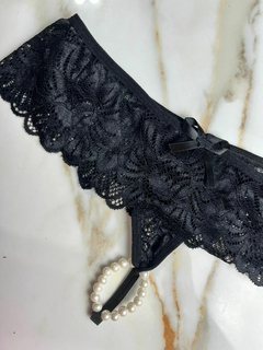 Tanga Tay - Tamanho M Preta - Flor de Lis Lingerie