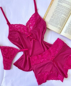 Trio baby doll lia - loja online
