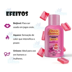 Chiclé Mania Óleo De Massagem Corporal Hot Beijável 30Ml Sofisticatto - comprar online