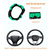 Protector para volante de coche, tipo cuero, antideslizante y transpirable - tienda en línea