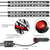 Kit de luces LED de neón para Interior de coche, tira de luz ambiental