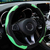Protector para volante de coche, tipo cuero, antideslizante y transpirable - tienda en línea