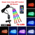 Kit de luces LED de neón para Interior de coche, tira de luz ambiental on internet
