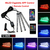 Kit de luces LED de neón para Interior de coche, tira de luz ambiental