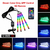Kit de luces LED de neón para Interior de coche, tira de luz ambiental