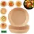 Kit 50 Forro De Papel Descartável Especial P/ Air Fryer Fritadeira para Cozinha