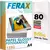 Papel Fotográfico Adesivo Branco Brilho Ferax 135g - Folhas papel fotográfico - Utilidades Shopping