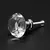 Kak 20-40mm forma de diamante design botões de vidro cristal armário gaveta pu - comprar online
