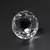 Kak 20-40mm forma de diamante design botões de vidro cristal armário gaveta pu