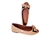 Peep Toe Bege Verniz Laço Attos Sapatos Feminino (PEEPNUDVERLAC) - Utilidades Shopping