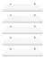 5 Prateleiras Decorativas Infantil Porta Livros Quarto Cozinha (WA007) - comprar online