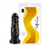 Pênis em Jelly Preto Super Macio e flexível 18 x 4 cm (KT118P) na internet