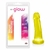 Pênis com LED 8 - 16 x 4 cm Amarelo 3 modos de brilho - Just Glow (ADAO03A) na internet
