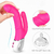 Vibrador para ponto G -2 motores com Dupla estimulação Recarregável em Silicone - Jakiro S-HANDE (SI6721) na internet