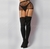 Meia calça 7/8 estilo cinta-liga com rendado na altura da cintura - YAFFA Lingerie (Y2024) - comprar online