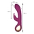 Vibrador Dupla Estimulação Ponto G e Clitóris Rabbit Luxo Recarregável em Silicone - Lealso (VMLY009) na internet