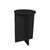 Banco Tampo Redondo 65cm Em Mdf Preto (38178)