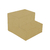 Escada Auxiliar 2 Degraus Em Mdf Natural (76283) na internet