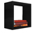 Nicho Decorativo 55X55X20 cm Em Mdf Preto (86213) - comprar online