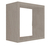 Nicho Decorativo 55x55x15 Cm Em Mdf Madeirado (83281)