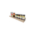 Prateleira Tempero Simples 55cm Em Mdf Madeirado (67236) - Utilidades Shopping