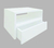 Mesa De Cabeceira Suspensa 1 Gaveta Em Mdf Branco (74381) - comprar online