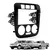 MOLDURA PARATI / SAVEIRO GOL G4 2DIN PRATA - 3204 (7908262103329) - comprar online