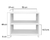 Sapateira Banco Basic Branca Para Quarto Sala Hall - Decor (sap01) - loja online