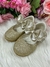 Sapatilha Flor Di MIla Baby Dourada Gliter (SPTLFLRDMLBBDOUGLT) - loja online