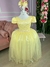 Vestido Enjoy Longo Laura Amarelo Rendado (VESTINFENJLG3AM2) na internet
