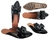 Imagem do Mule Preto Laço Verniz Feminino Bico Fino Linha Gold (MULPRETLAC)