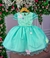 Vestido Marie Verde Tiffany Jardim Encantado Flores (VESTMRIEVRDJDENCTDFLRS) na internet