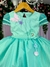 Vestido Marie Verde Tiffany Jardim Encantado Flores (VESTMRIEVRDJDENCTDFLRS)