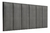 Cabeceira 1,40cm casal Estofada WA Quarto Cinza Decoração (WA140C) - comprar online