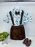 Conjunto Temáticos Meninos Dinossauro Marrom (CONJNTTMCTCMNNSDINOMRR) - Utilidades Shopping