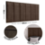 Imagem do Conjunto Quarto 2 Mesas De Cabeceira Com Painel de Cabeceira De Cama casal1,40cm - Decor Móveis (kit03marrom)