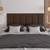Conjunto Quarto 2 Mesas De Cabeceira Com Painel de Cabeceira De Cama casal1,40cm - Decor Móveis (kit03marrom) - loja online