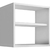 Mesa Cabeceira Lateral de cama Suspensa Quarto Ecos Branco (ecos01) na internet