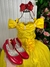 Vestido Marie Longo Manga Princesa Amarelo A Bela e a Fera (VESTMRIELNGMGPRINAMARL)