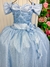 Imagem do Vestido Marie Longo Manga Princesa Azul Bebe (VESTMARIELNGOMBRAOMBRAZLBB)