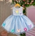 Vestido Princesa Belli Anabel Jardim Encantado Azul Bebe (VESTPRINCSBLLJDENCANTDAZLBB) - comprar online