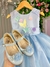 Vestido Princesa Belli Anabel Jardim Encantado Azul Bebe (VESTPRINCSBLLJDENCANTDAZLBB) - Utilidades Shopping