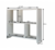 Rack Nicho Aparador Sala Quarto Escritório Mdf Branco (07447) - comprar online