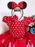 Vestido Infantil Minnie Vermelha Bolinhas Brancas Com Laço (2949VM)