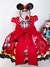 Vestido Infantil Minnie Vermelha Bolinhas Brancas Com Laço (2949VM) - loja online